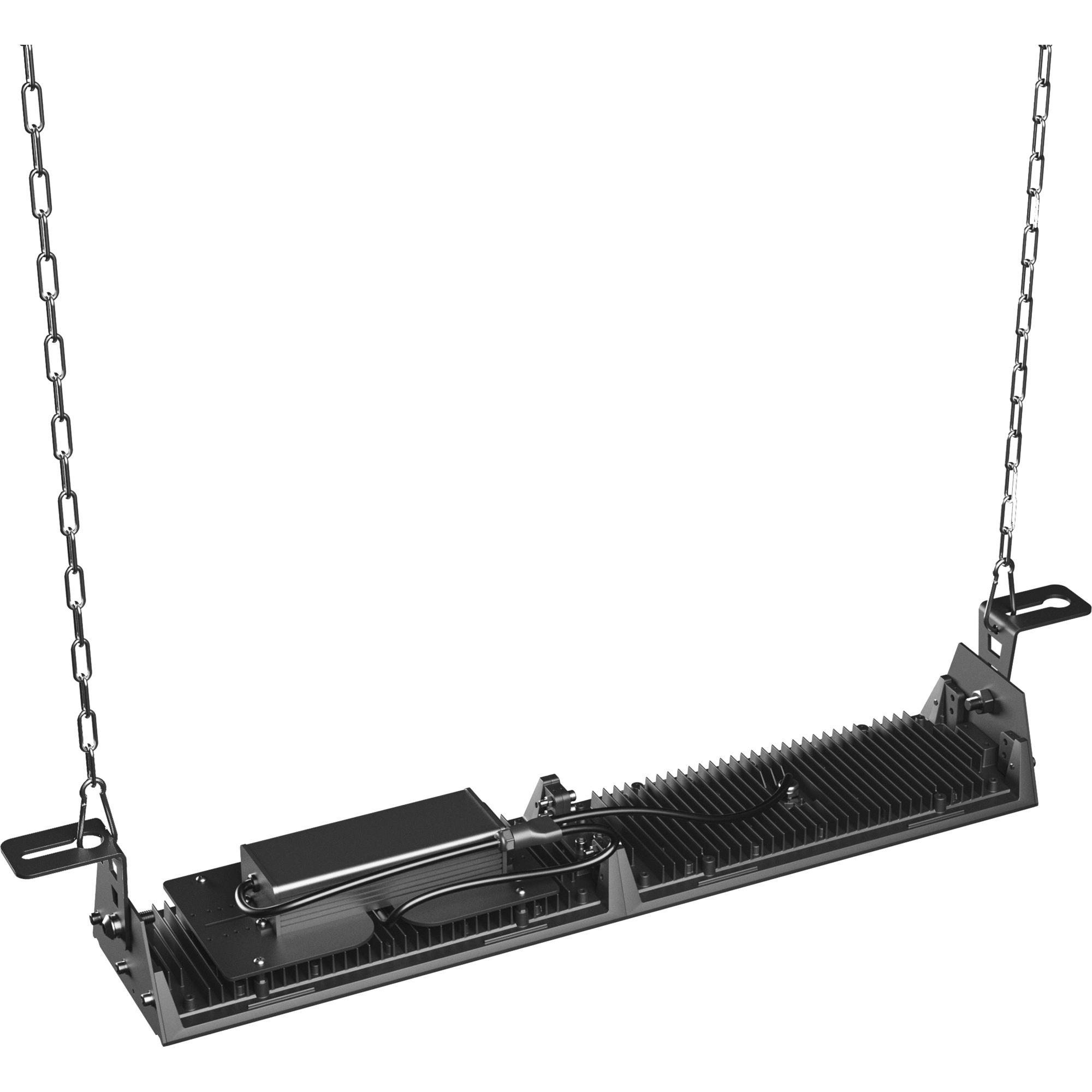 LED-Hallenstrahler ''HALLS LINE 2'', 150W, 23250lm, 4000K, 230V, schwarz