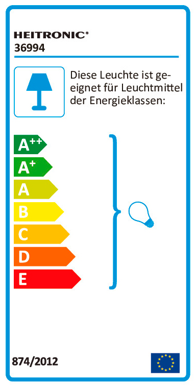 Außenleuchte, Ø100x450mm, Edelstahl, IP44