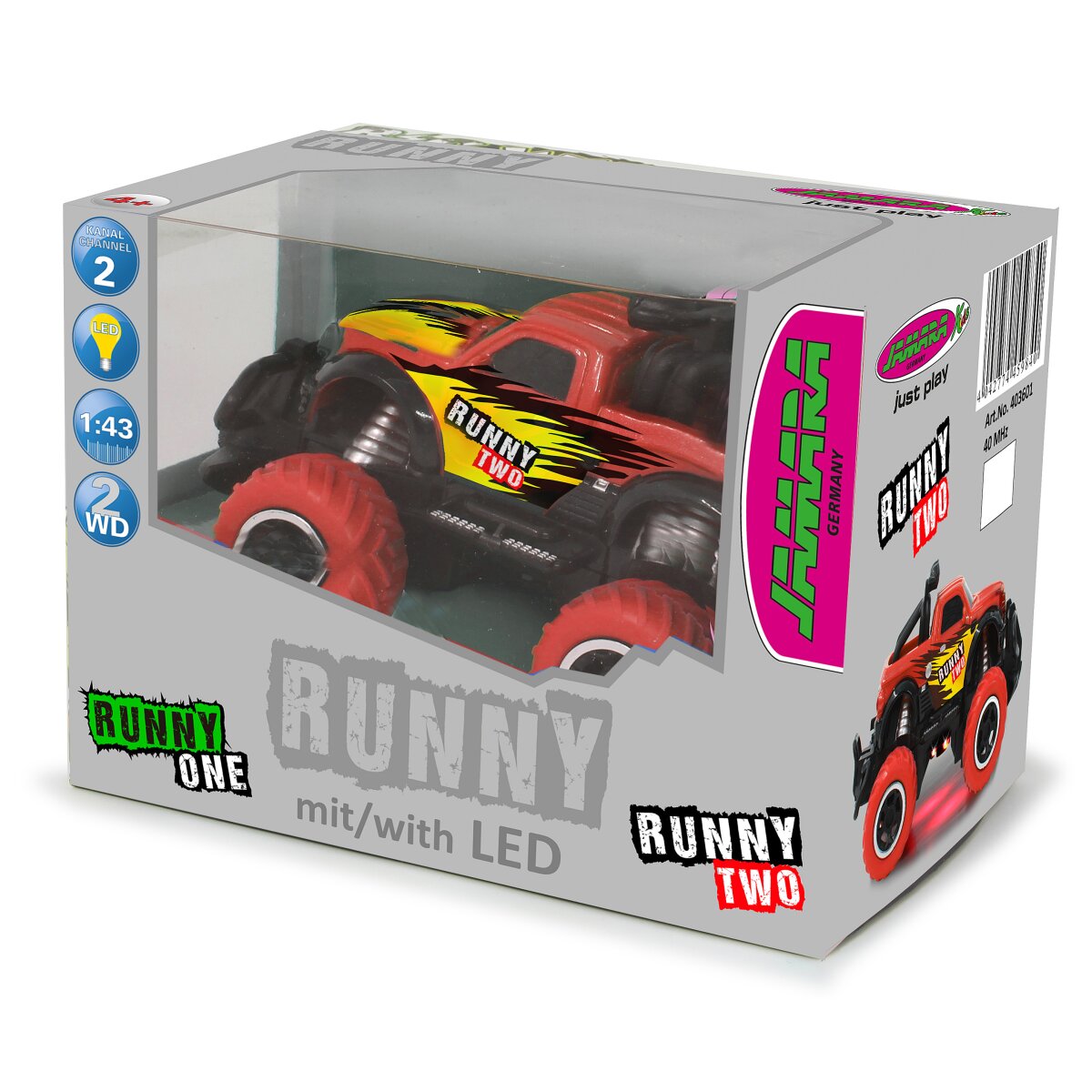 Runny Two 1:43 rot 40MHz Runny Two 1:43 rot 40MHz