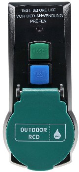 Fehlerstromschutzadapter (RCD) - Schutzkontakt-Personenschutz Zwischenst.