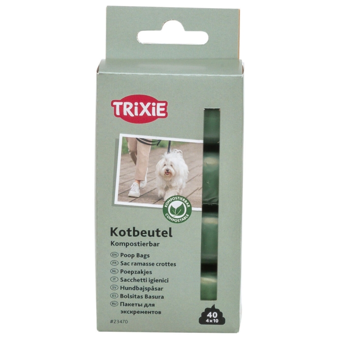 Trixie kompostierbare Hundekotbeutel - 4 × 10 Btl. Trixie kompostierbare Hundekotbeutel - 4 × 10 Btl.