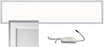LED Licht-Panel "CTP-120 Office" neutral - 30x120cm, 4000K, 40W, 3850lm, UGR16