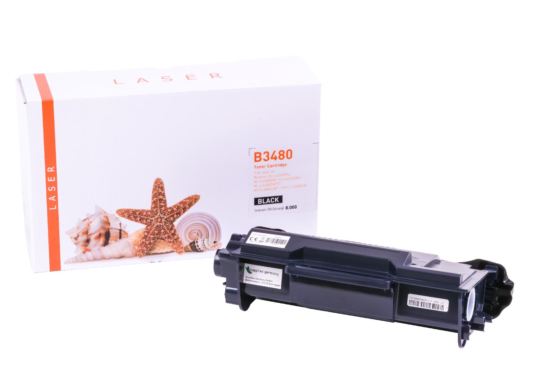 TN3480 alternativ Toner black Brother  / TN3480 / 8.000 Seiten