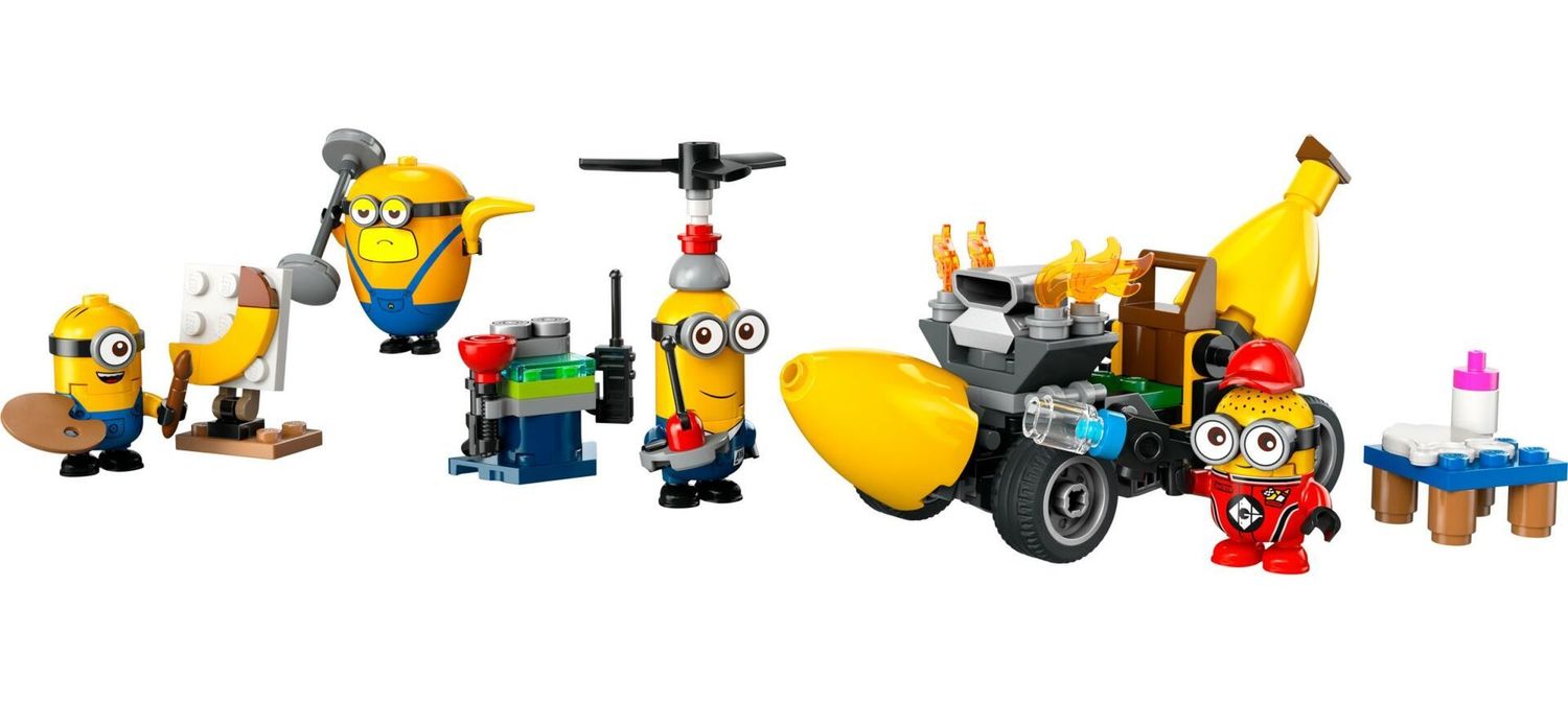 LEGO® 75580 - Minions Despicable 4 - Minions und das Bananen Auto (136 Teile) LEGO® 75580 - Minions Despicable 4 - Minions und das Bananen Auto (136 Teile)