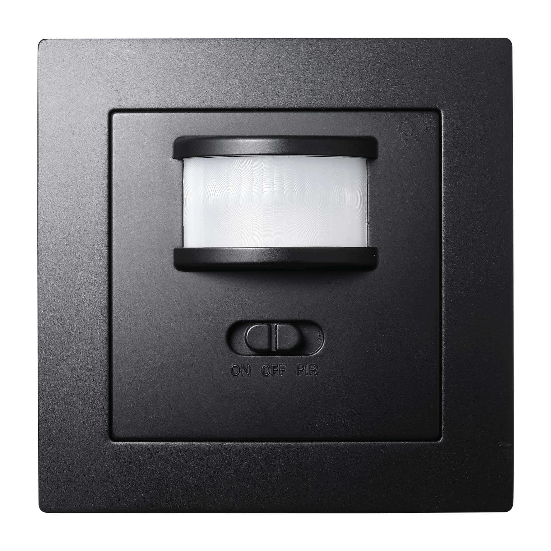 Unterputz IR Bewegungsmelder McPower ''Flair'' 160°, 750W ,LED geeignet, matt schwarz