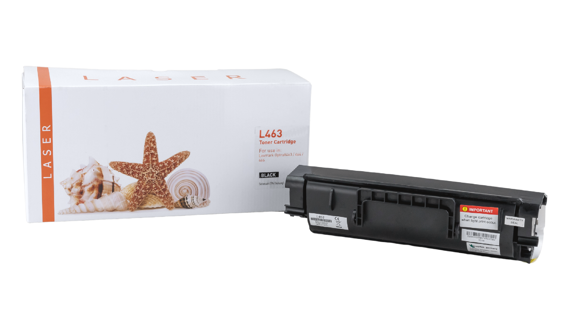 X463 alternativ Toner schwarz für Lexmark  / X463X11G / 15.000 Seiten