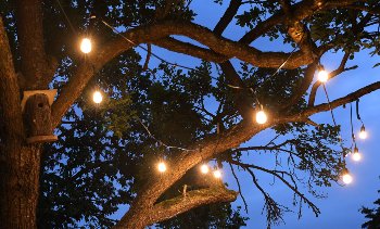 Biergarten-Lichterkette "CT-BGL 15" - 1,5 + 12,5m, 15x Filamentlampe 0,8W