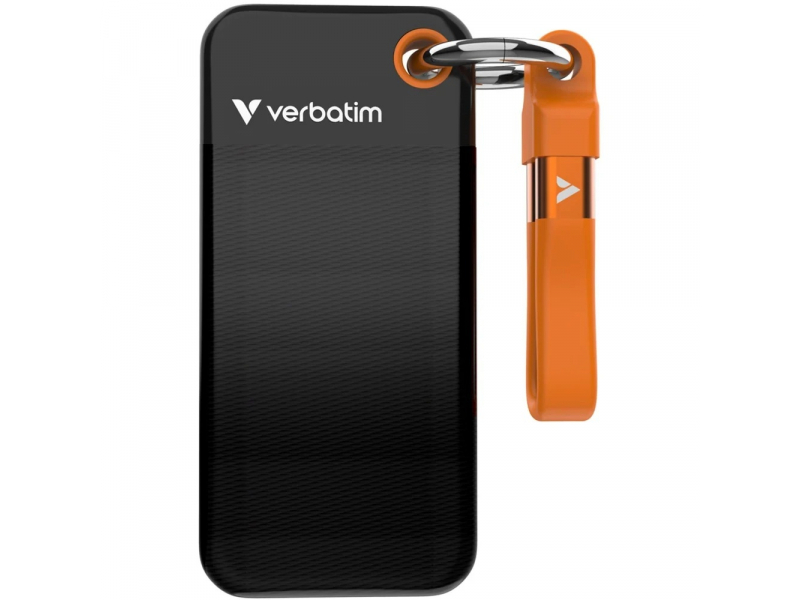Verbatim Pocket SSD USB 3.2 1TB Schwarz/Orange - 32193