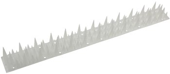 Taubenabwehr Spikes 10er Set - Kunststoff, 400x42x36mm, weiß/transparen