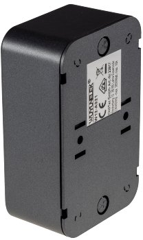 FASKO Doppel-Steckdose, AP, Anthrazit - 250V~/ 16A, Aufputz, Schraubanschluss