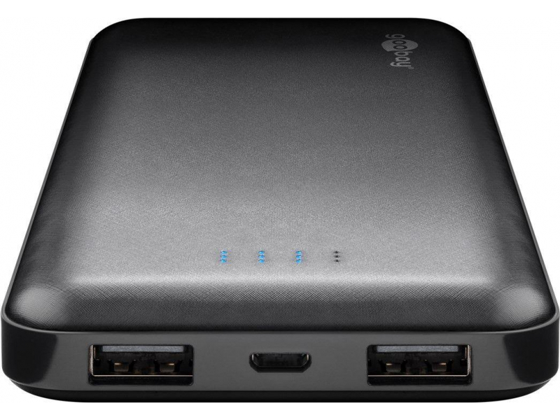 Goobay Slimline Power-Bank 10.000mAh Schwarz - 40891