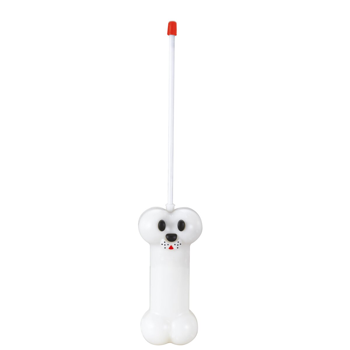 Lucky RC Plüschhund Weiss/Braun 27MHz