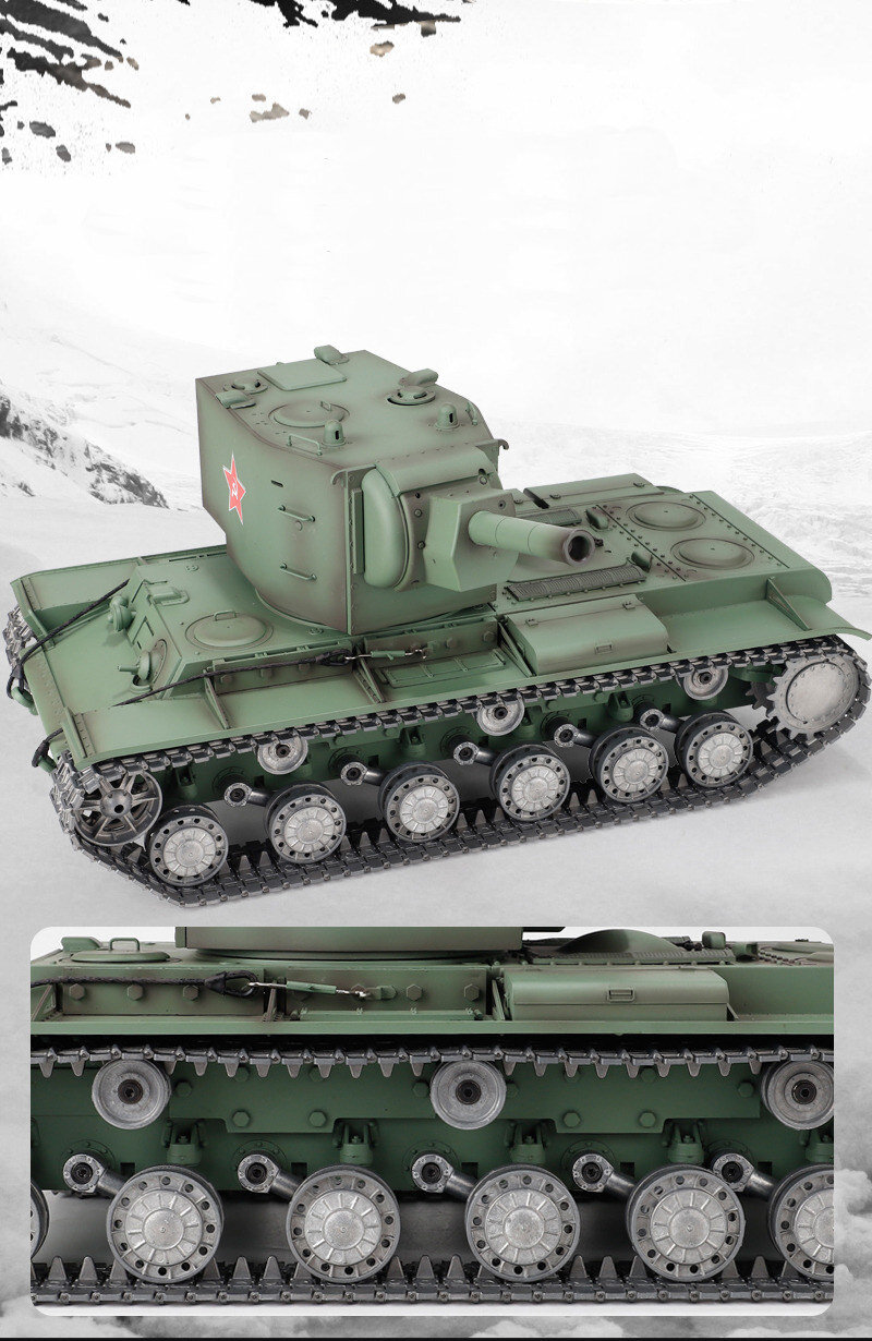 RC Panzer "KV-2" - Metallgetriebe & Metallketten