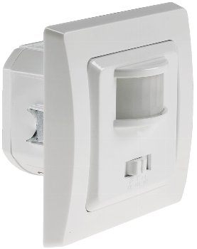 DELPHI Bewegungsmelder 160°, weiß - LED geeignet,  250V~, Unterputz, 2-Draht