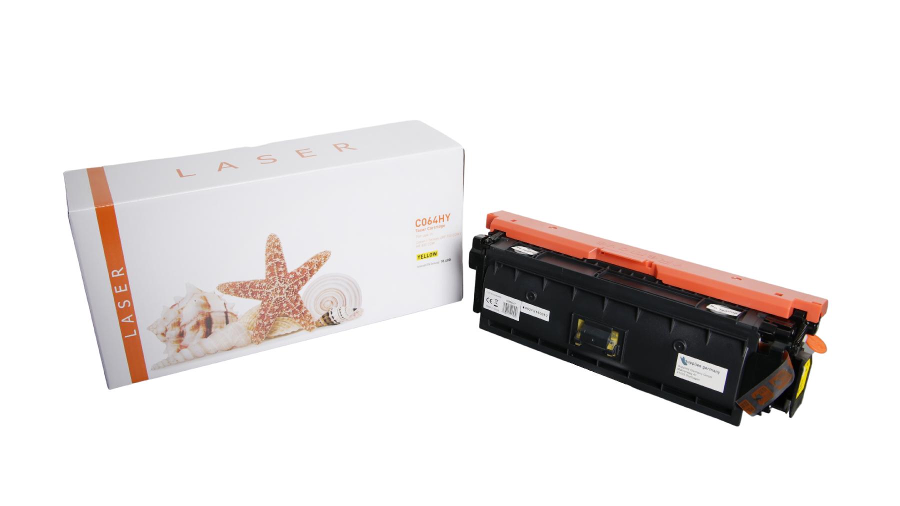 064HY ohne Chip alternativ Toner yellow Canon / 4932C001 / 10.400 Seiten