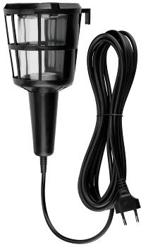REV Handleuchte / Arbeitsleuchte - für E27, 5m Kabel, ohne Leuchtmittel