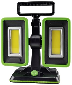 LED Baustrahler mit Akku "BSA-60 duo", 2x30W, 5600lm, 4500K / neutralweiß