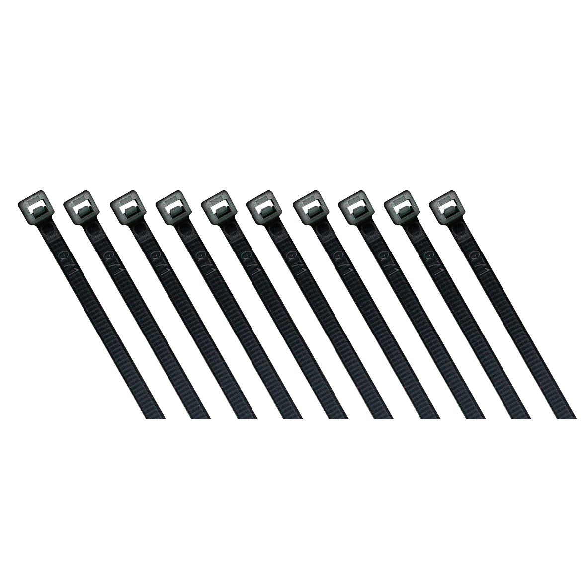 Kabelbinder McPower, schwarz, 200x2,5mm, 100er-Pack, UV beständig