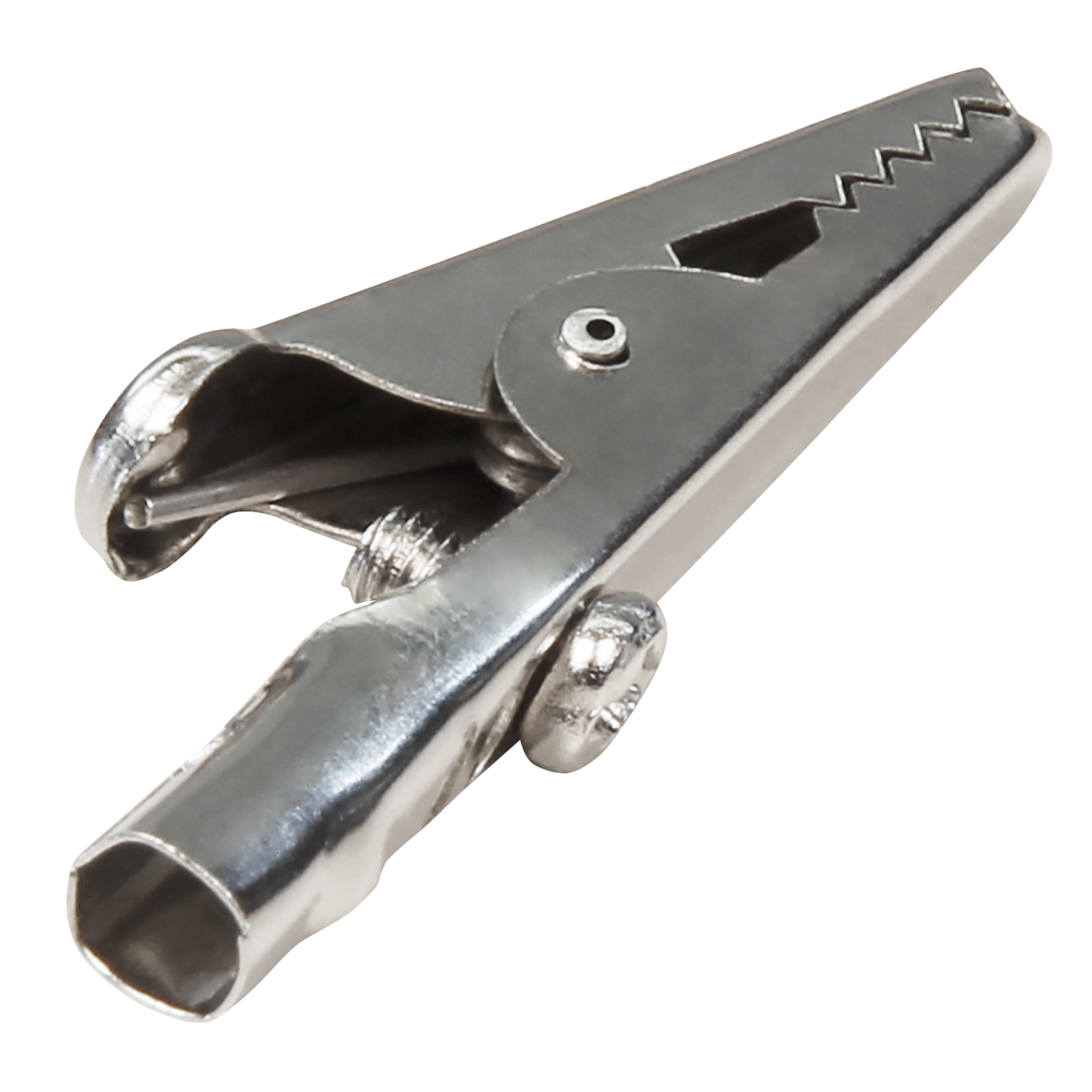 Krokodilklemme McPower, 51mm, unisoliert, mit Schraube