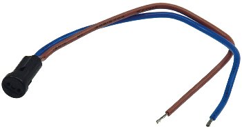 G4 Lampenfassung "Mini" - rund, max 12V/50W, 15cm Kabel
