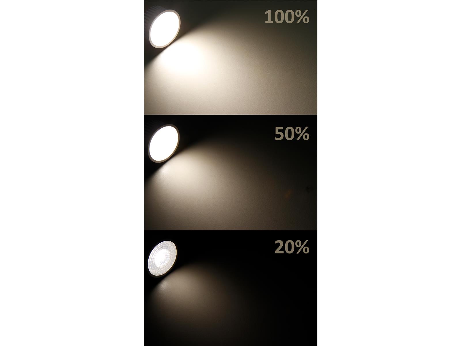 LED-Modul McShine ''MCOB'' 5W, 400lm, 230V, 50x25mm, warmweiß, 3000K, step-dimmbar