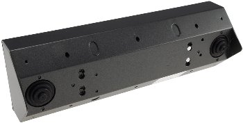 5-fach Steckdosenblock, anthrazit - 250V~/ 16A, Aufbaumontage