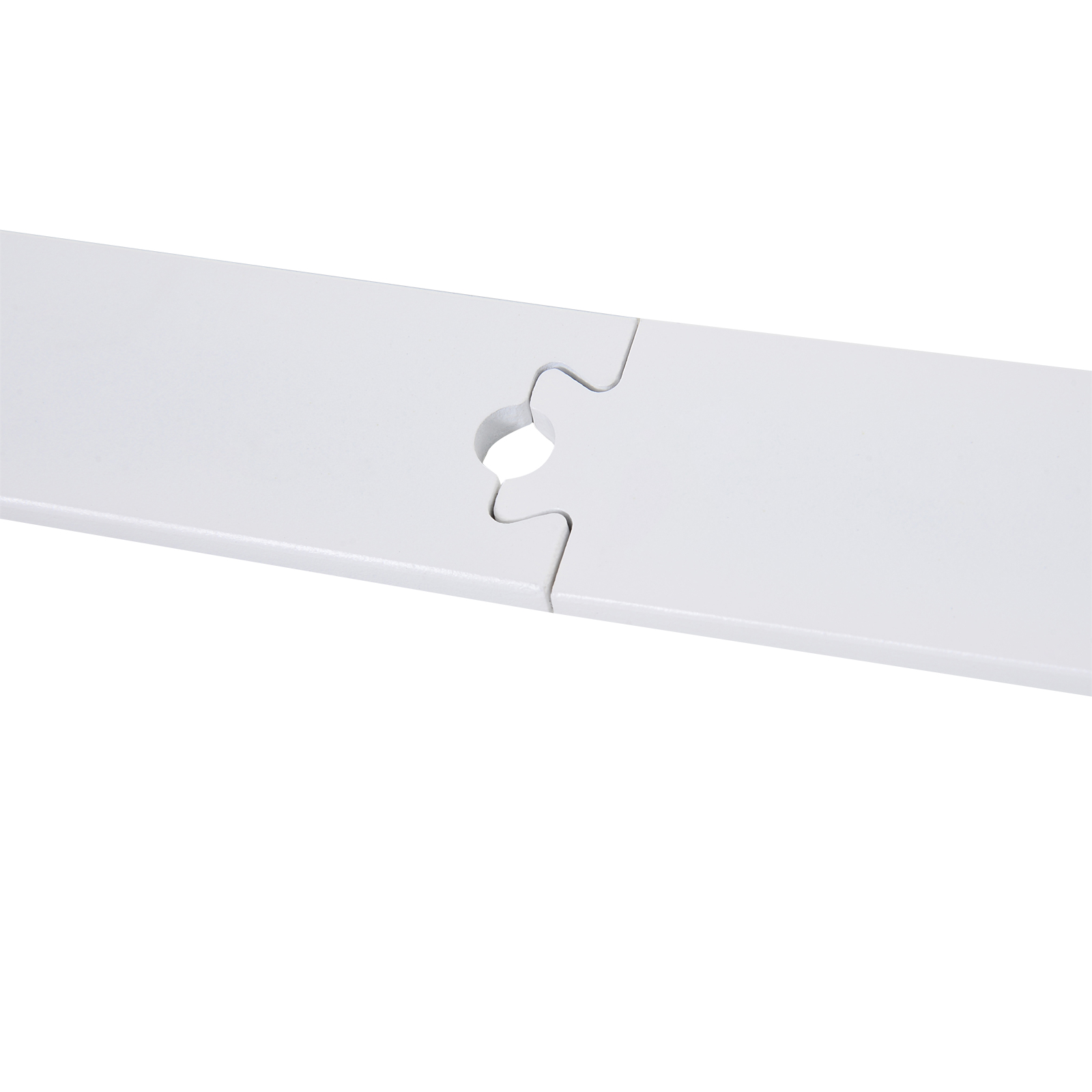 Gleitschienen-Bausatz für Schiebetür, leise Rollen, platzsparend, Karbonstahl, Weiß, 183 cm