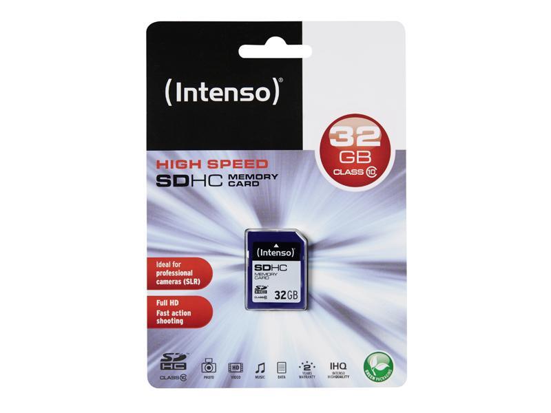 SDHC 32GB Intenso CL10 Blister