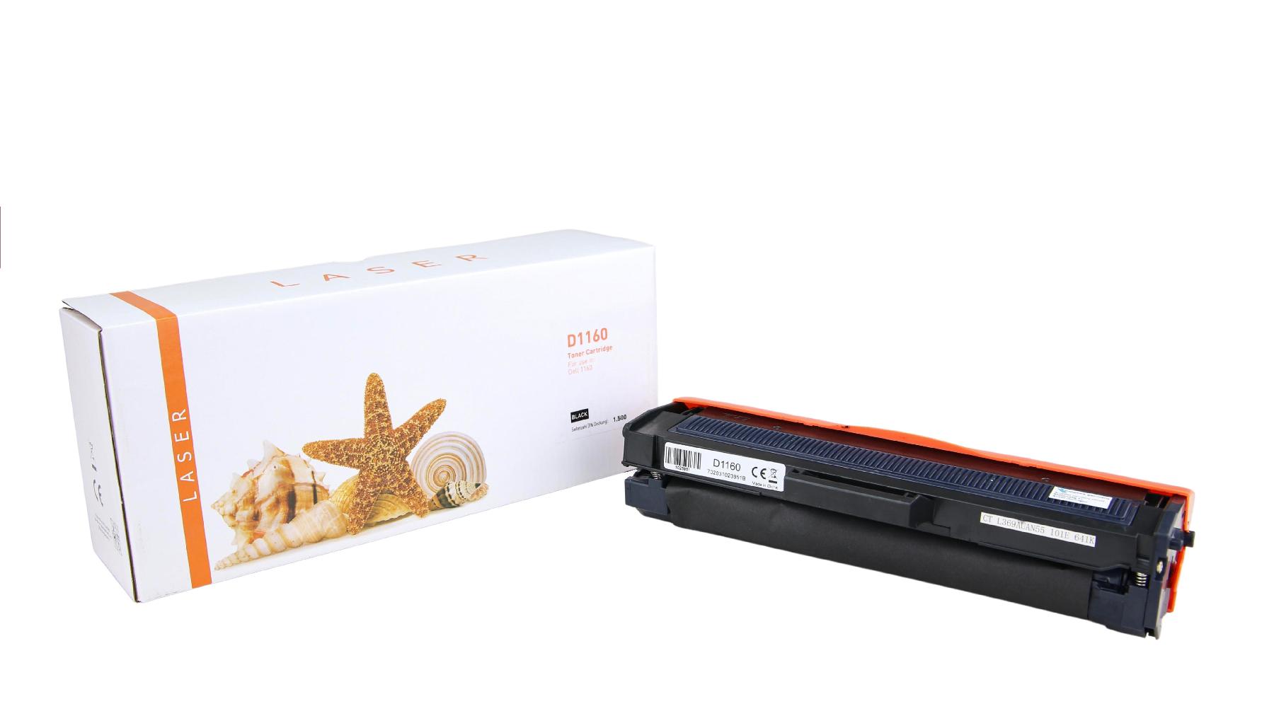 D1160 alternativ Toner black Dell / HF44N / 1.500 Seiten