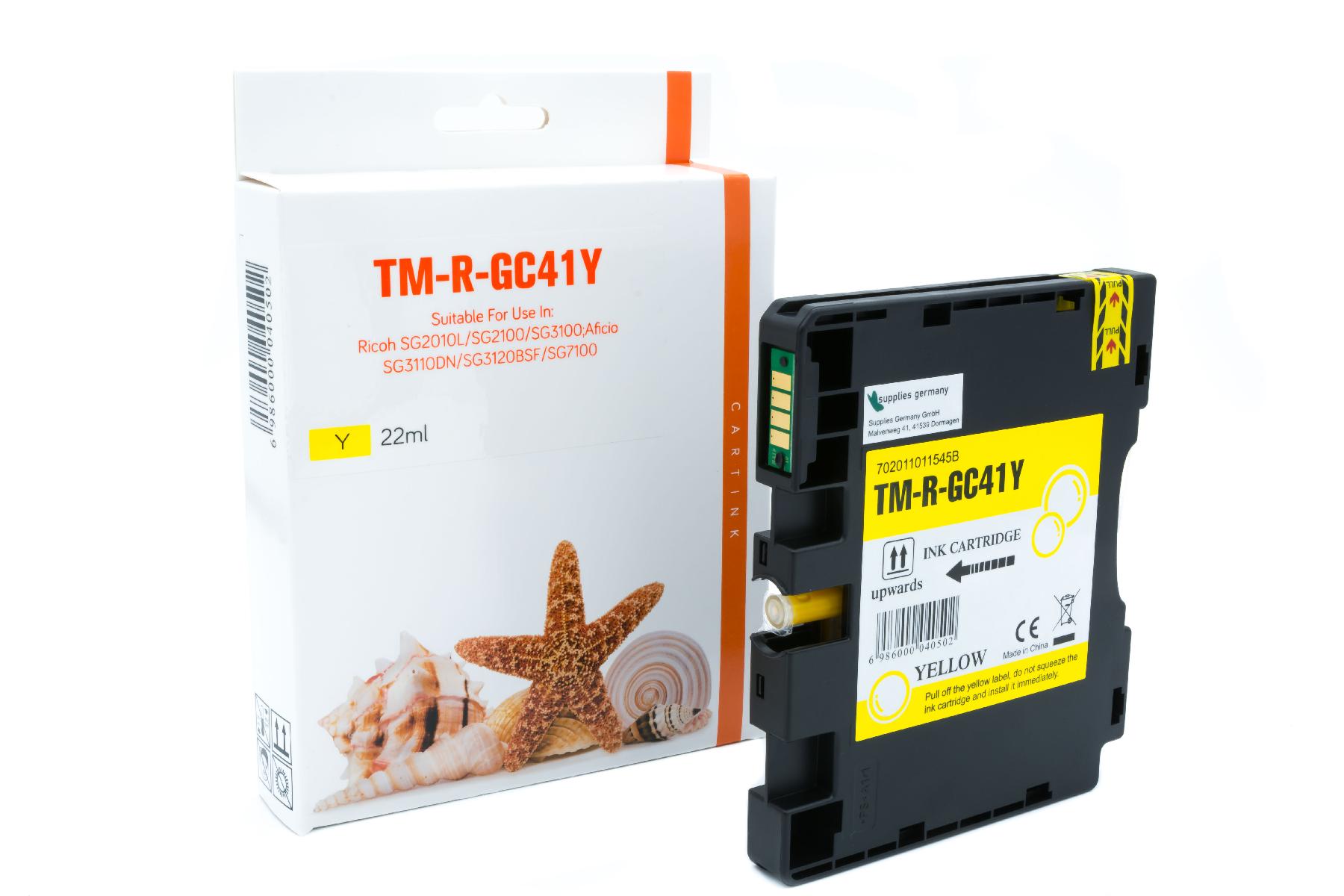 GC41Y Refill Tinte yellow Ricoh / 405764 / 2.200 Seiten