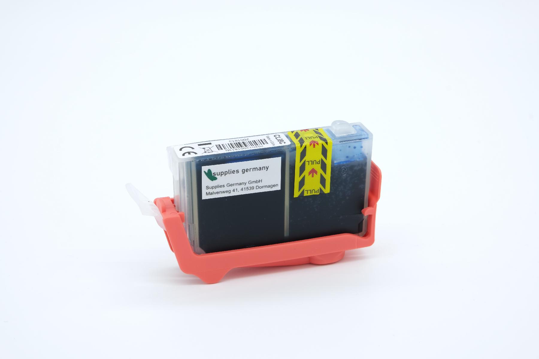 CLI8C alternativ Tinte Cyan für Canon / 0621B001 / 14ml / Chipversion