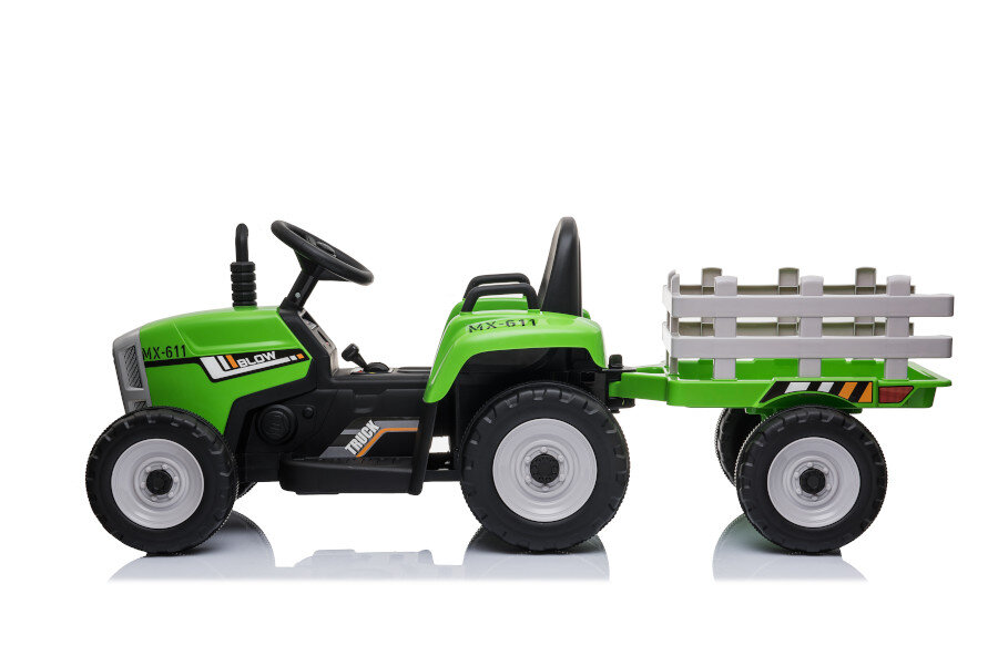 Elektro-Kinderfahrzeug Traktor mit Anhänger