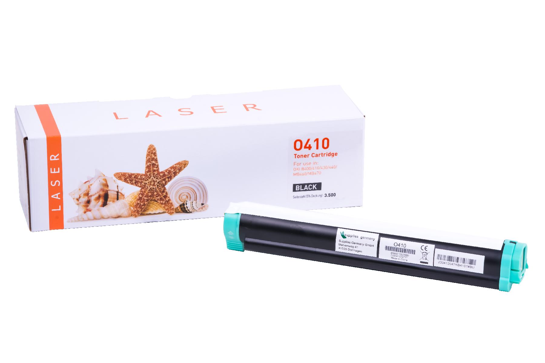 B410 alternativ Toner black OKI  / 43979102 / 3.500 Seiten