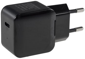 Stecker-Netzteil mit USB-C "CTN-PD20" - In 100-240V~, Out 5,0V/9,0V/12,0V=, 20W
