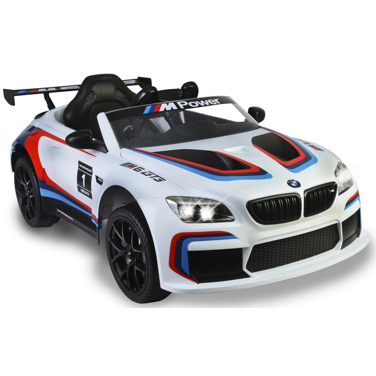 Kinderfahrzeug BMW M6 GT3 weiß