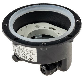 Bodenleuchte "BEL GX53 XXL " Rund - ØxT 14x7cm, IP65, Extra breiter Rahmen