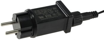 LED Aussen-Lichterkette "CT-ALK600" 60m - warmweiß, Kabel schwarz, IP44, 600 LEDs