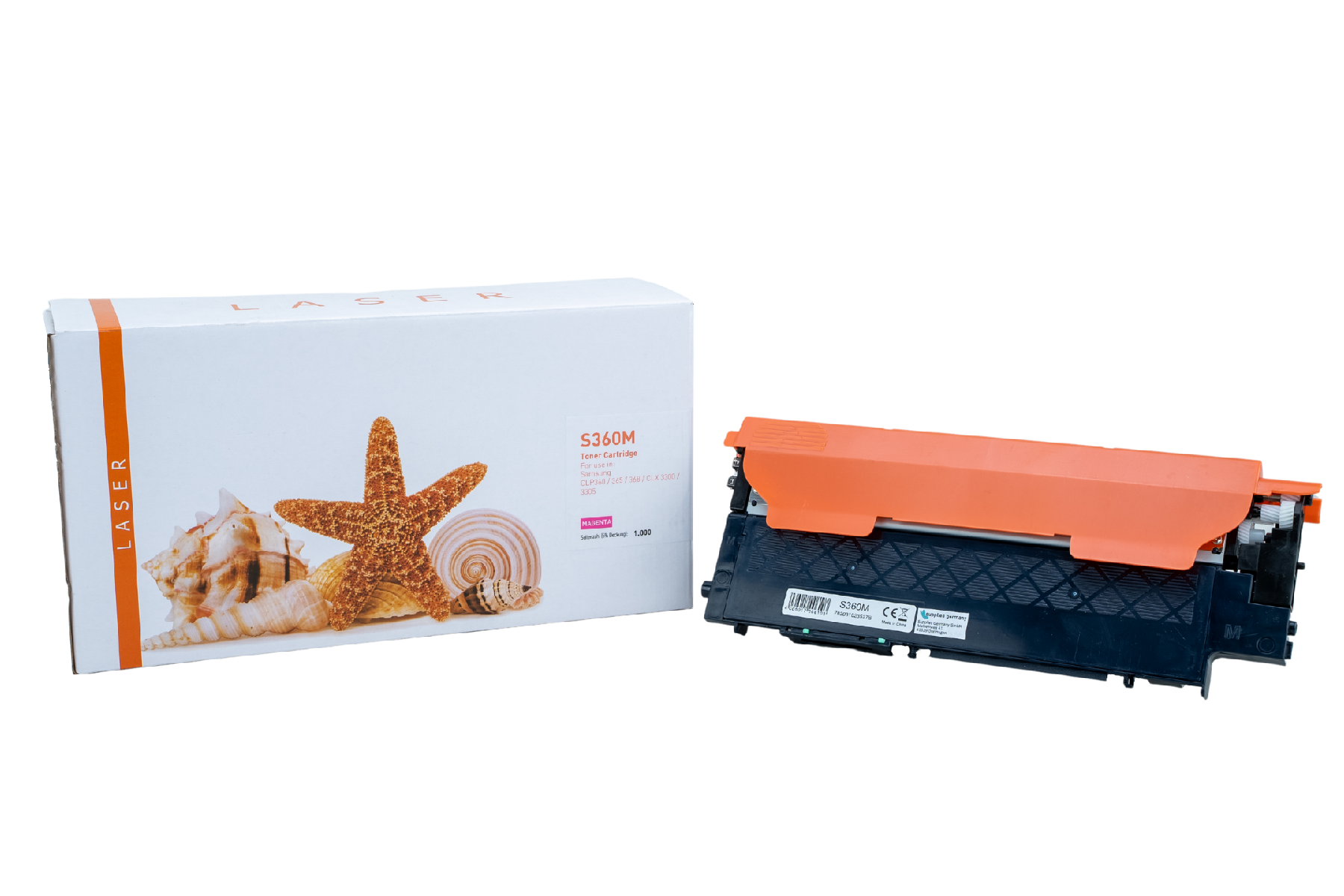 CLP360M alternativ Toner magenta Samsung / CLTM406S/ELS / 1.000 Seiten