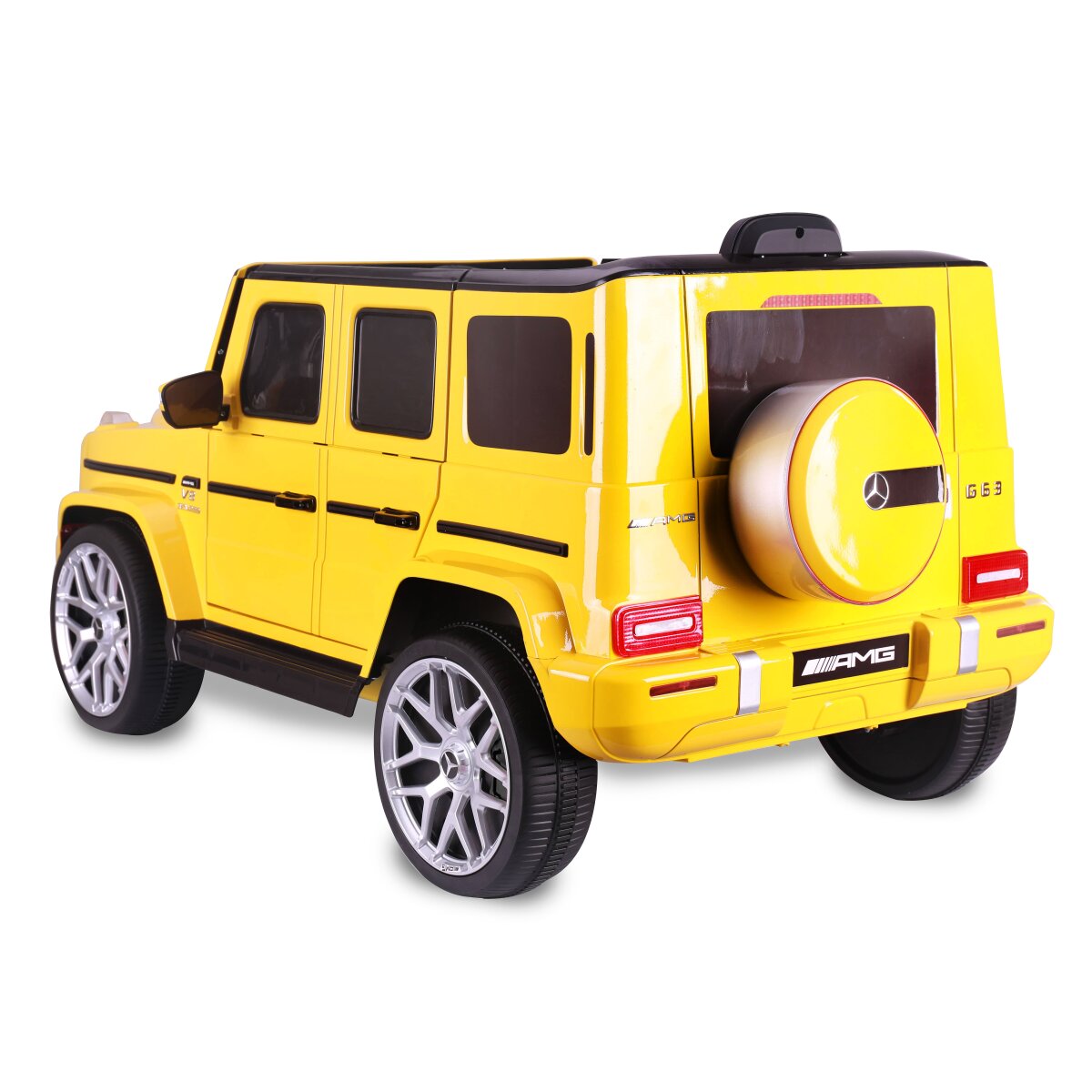 Kinderfahrzeug Mercedes-AMG G 63 gelb