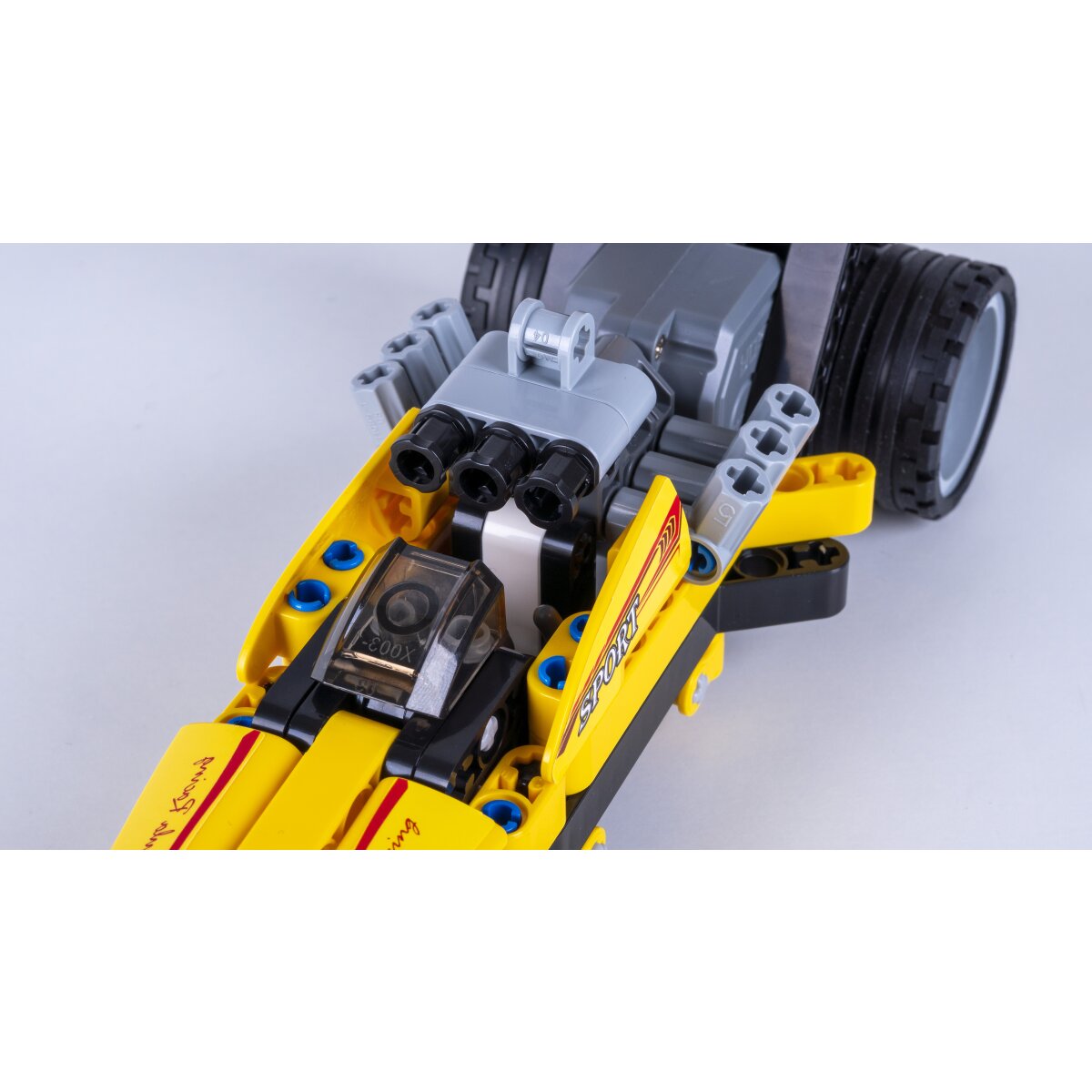 CaDA Set C52017W Drag Racing gelb Bricks