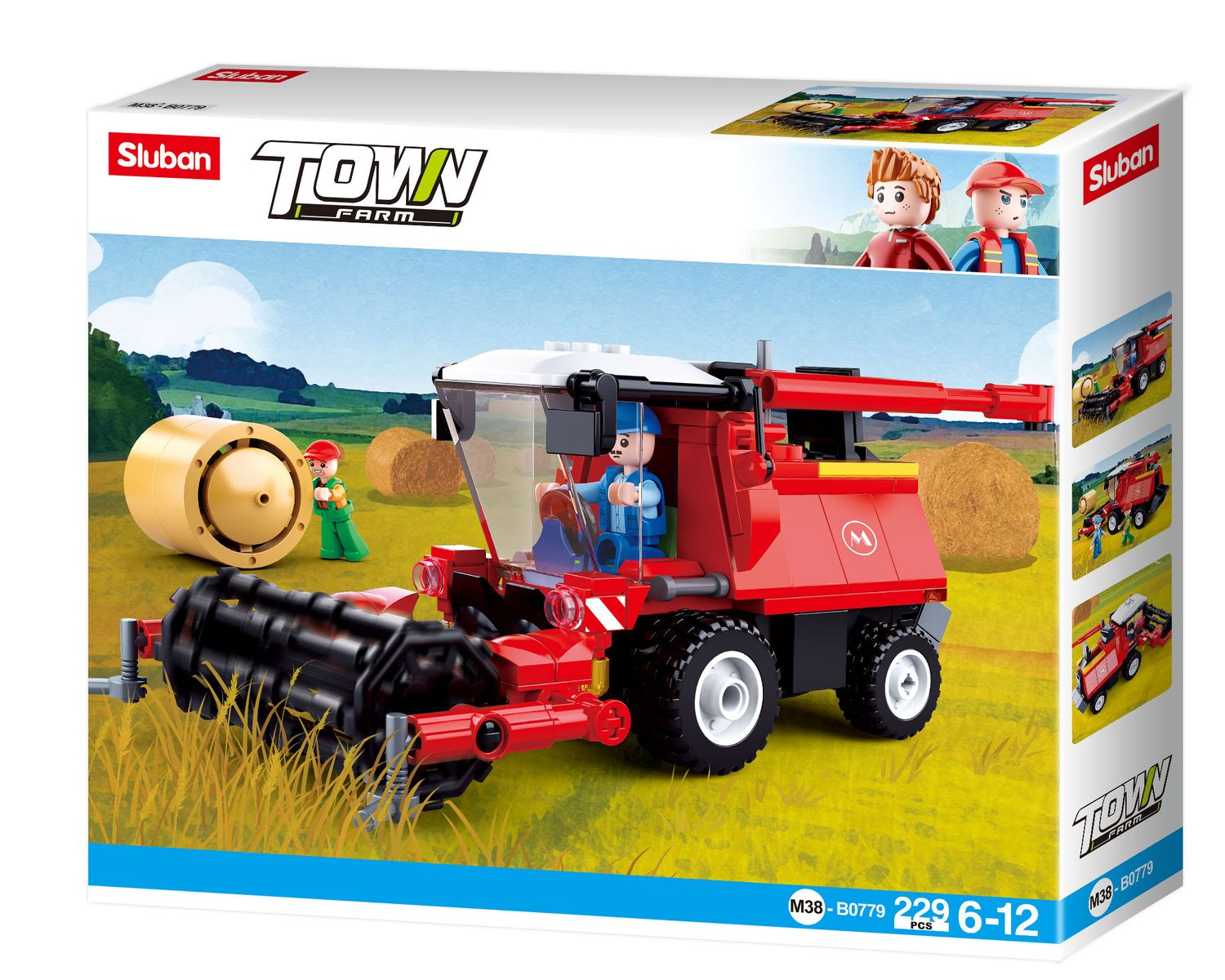Sluban M38-B0779 - Town Farm - Mähdrescher Sluban M38-B0779 - Town Farm - Mähdrescher