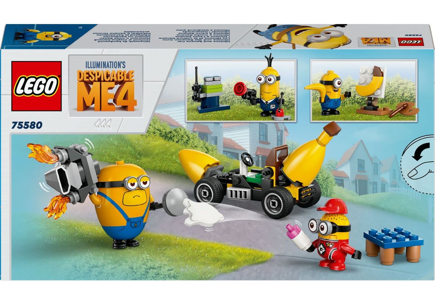 LEGO® 75580 - Minions Despicable 4 - Minions und das Bananen Auto (136 Teile) LEGO® 75580 - Minions Despicable 4 - Minions und das Bananen Auto (136 Teile)