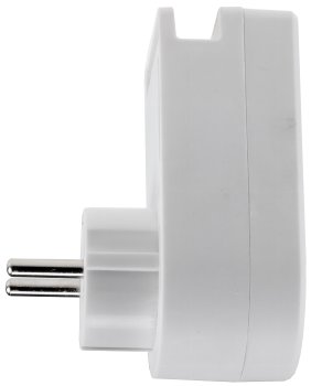 Zwischenstecker mit USB Duo-Ladegerät - 230V/3680W, USB-A /USB-C 5,0V/3,4A