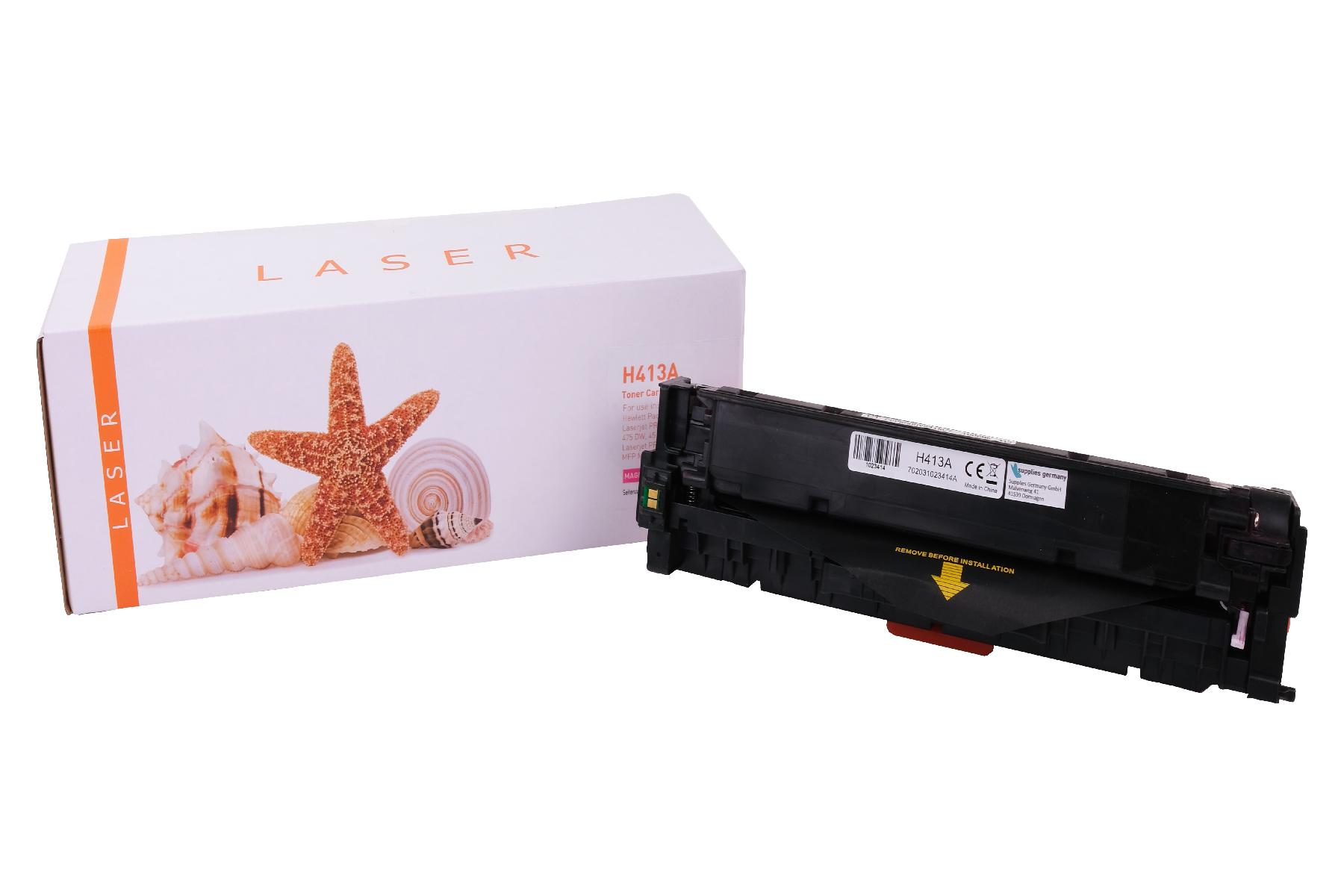CE413A alternativ Toner Magenta für HP  / CE413A / 305A / 2.600 Seiten