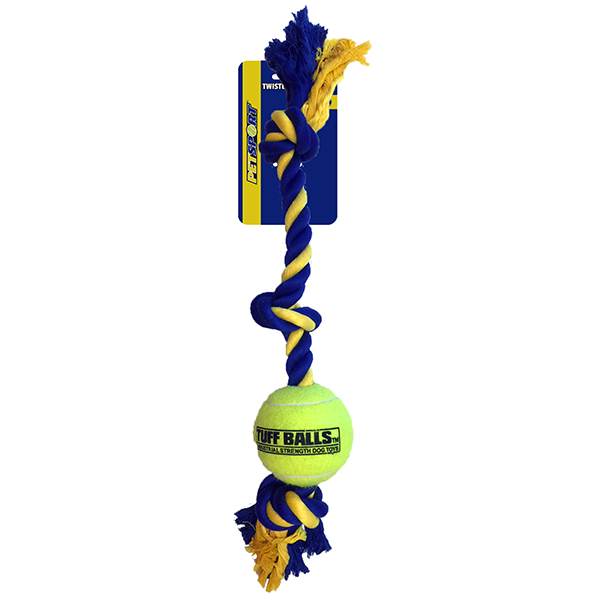 PETSPORT Large-3-Knotenseil mit Ball PETSPORT Large-3-Knotenseil mit Ball