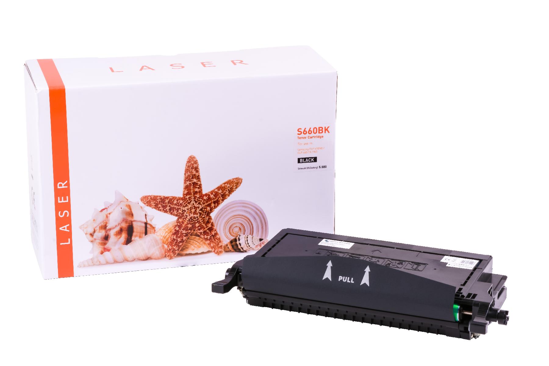 CLP660BK alternativ Toner black Samsung  / CLPK 660 B/ELSK / 5.500 Seiten