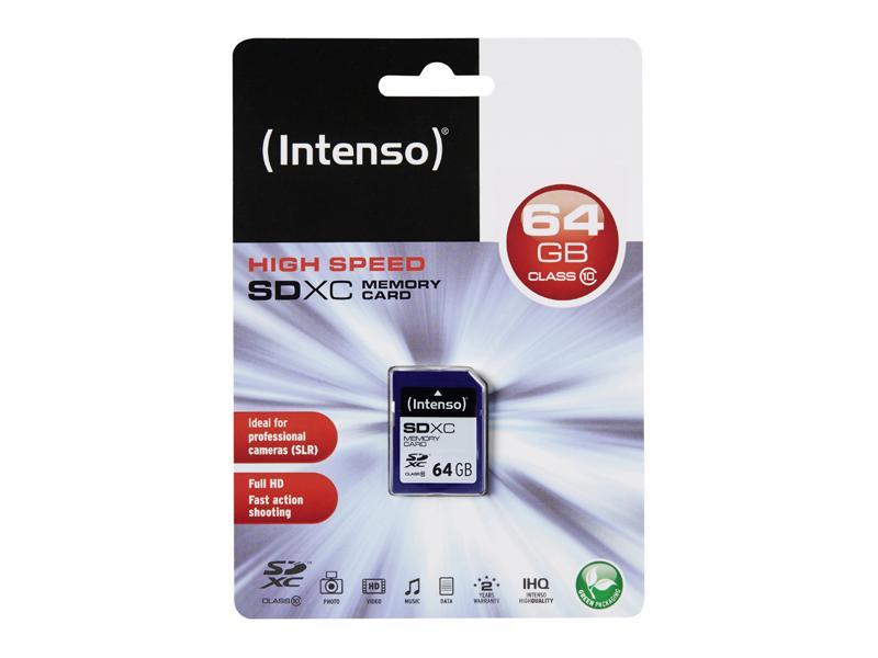 SDXC 64GB Intenso CL10 Blister