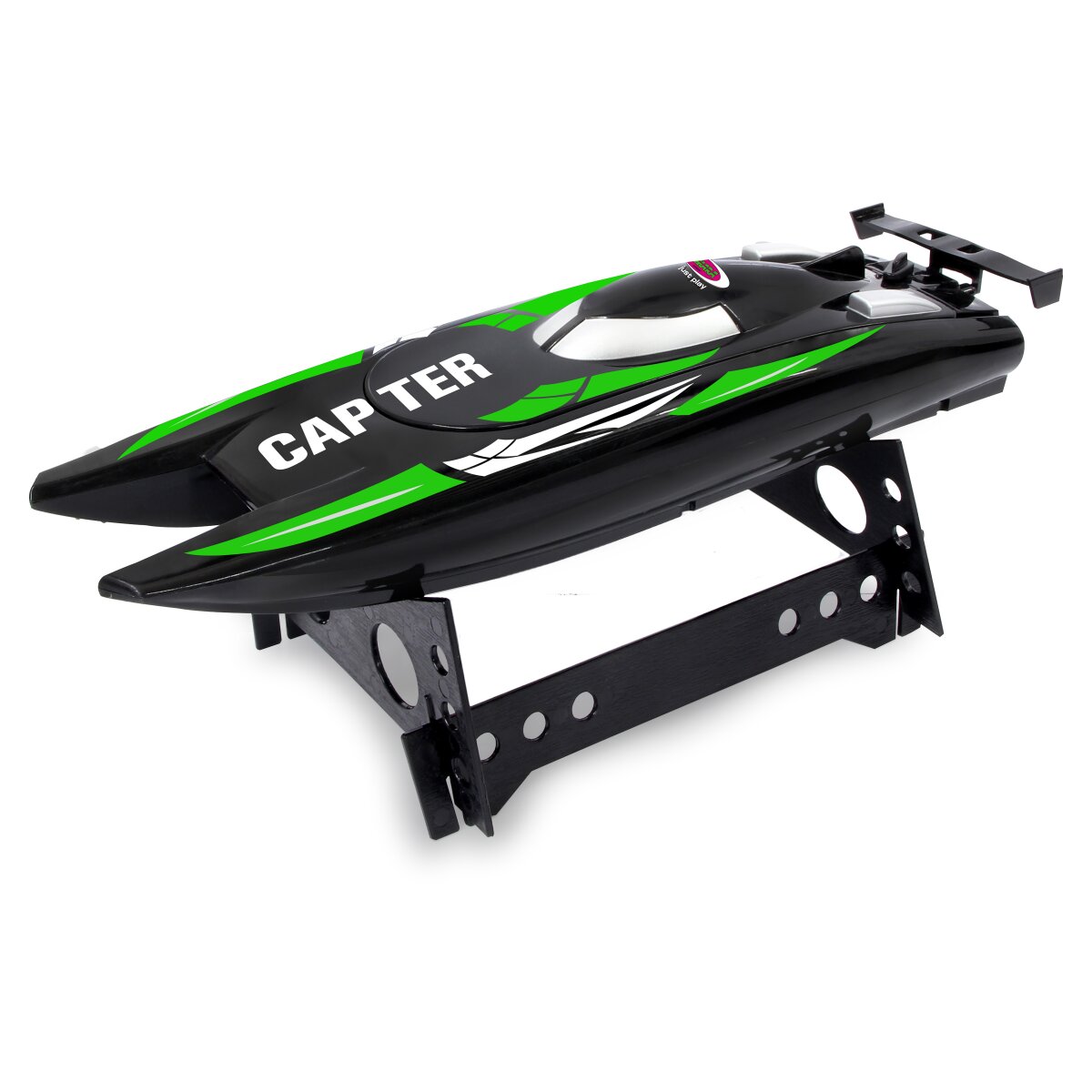 Capter Speedboot schwarz/grün Li-Ion 7,4V 2,4GHz