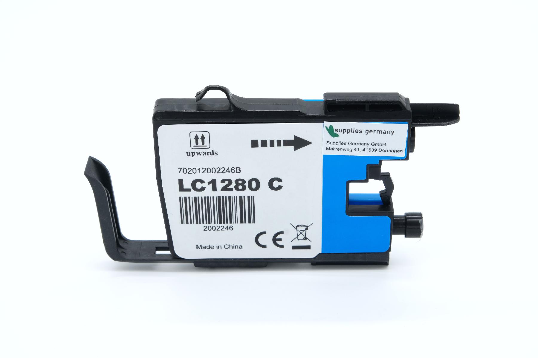 LC1280XLC alternativ Tinte cyan Brother / LC1280XLC / 20ml