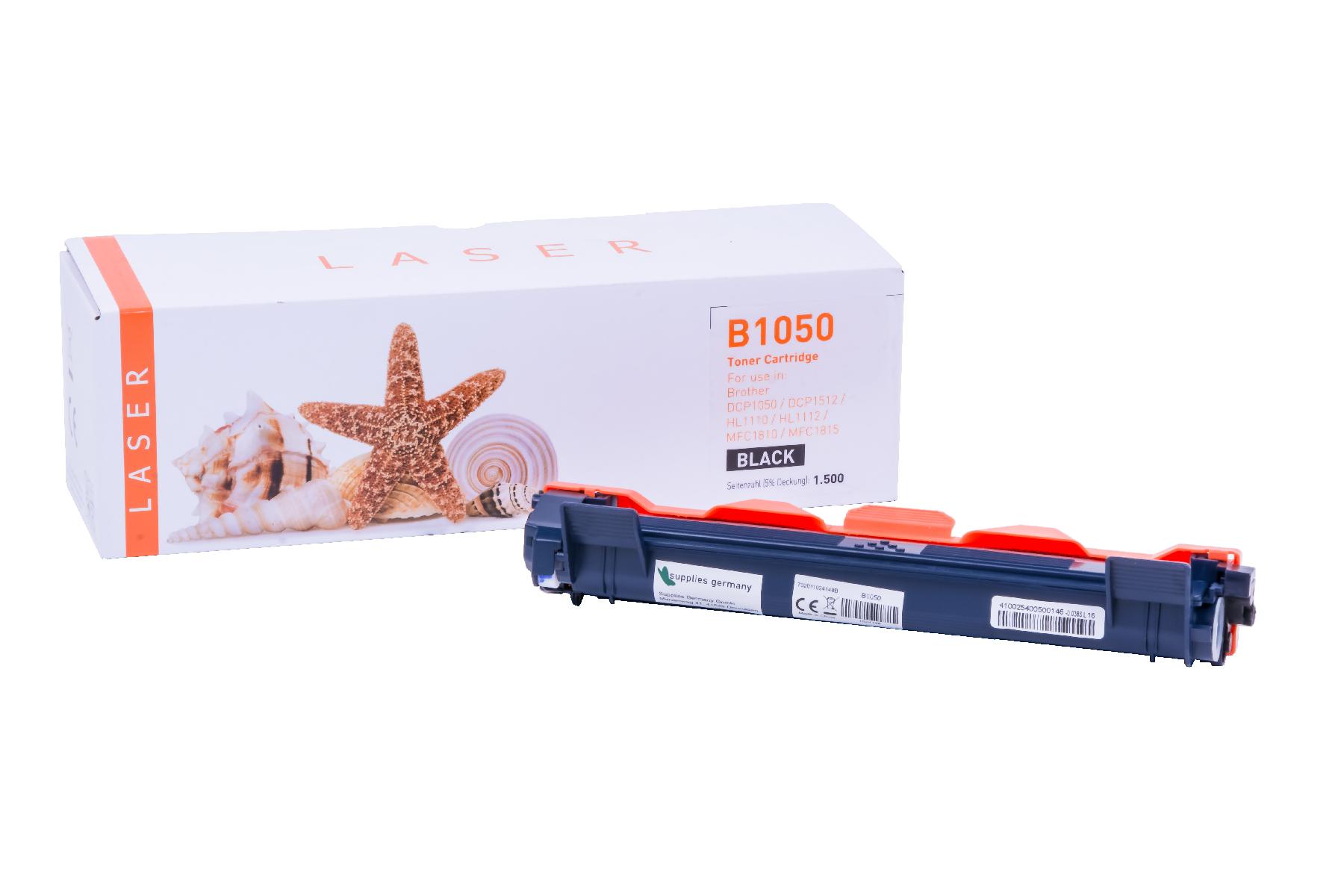 TN1050 alternativ Toner black Brother  / TN1050 / 1.000 Seiten